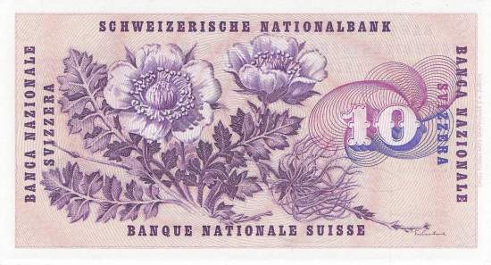 Schweiz 10 Franken 1974